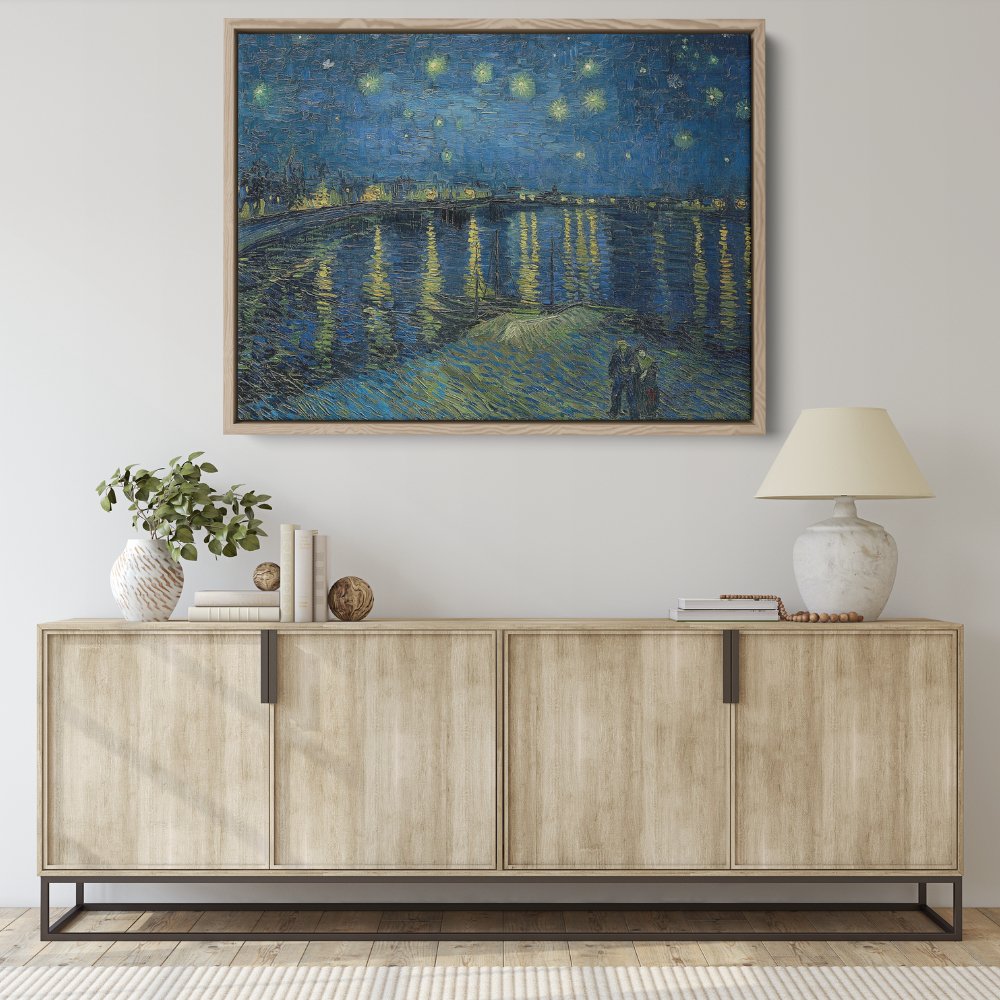 Starry Night Over the Rhone | Vincent van Gogh | Ave Legato | Canvas Art Prints | Vintage Artwork