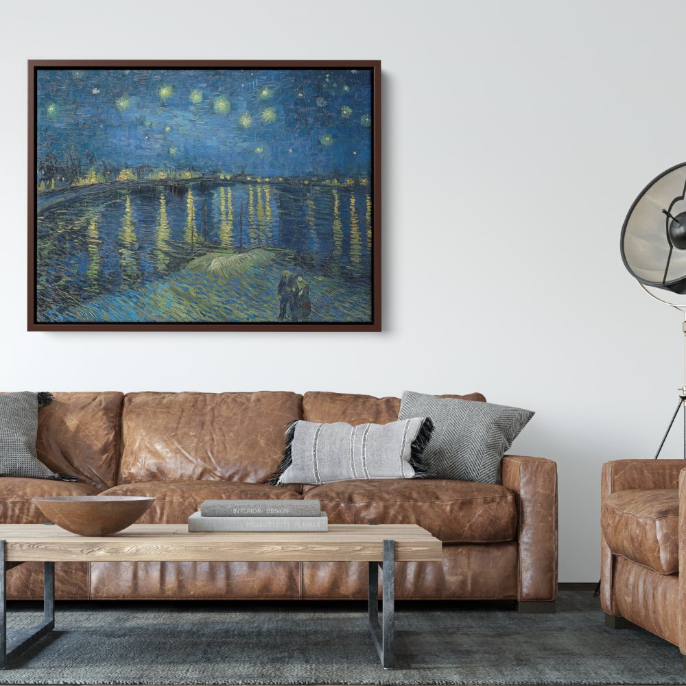 Starry Night Over the Rhone | Vincent van Gogh | Ave Legato | Canvas Art Prints | Vintage Artwork
