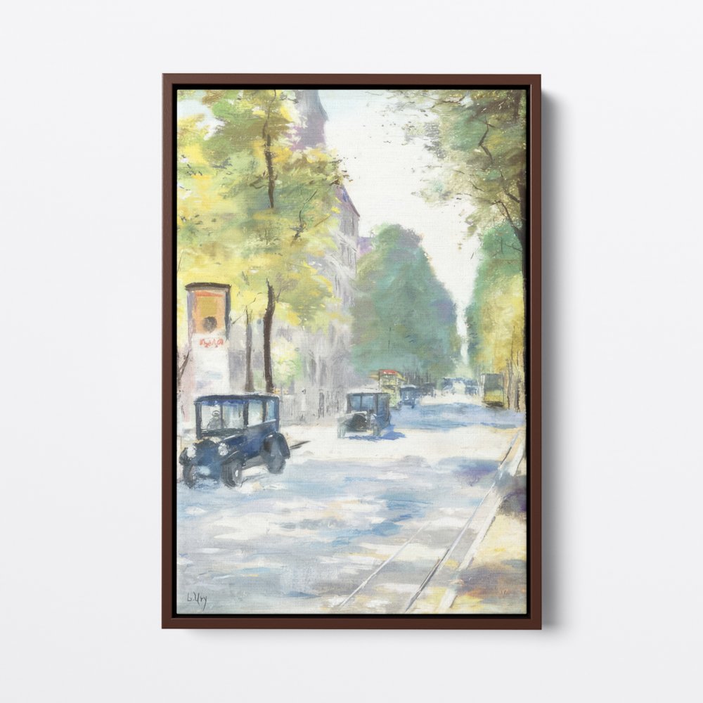Street Scene | Lesser Ury | Ave Legato | Canvas Art Prints | Vintage Artwork