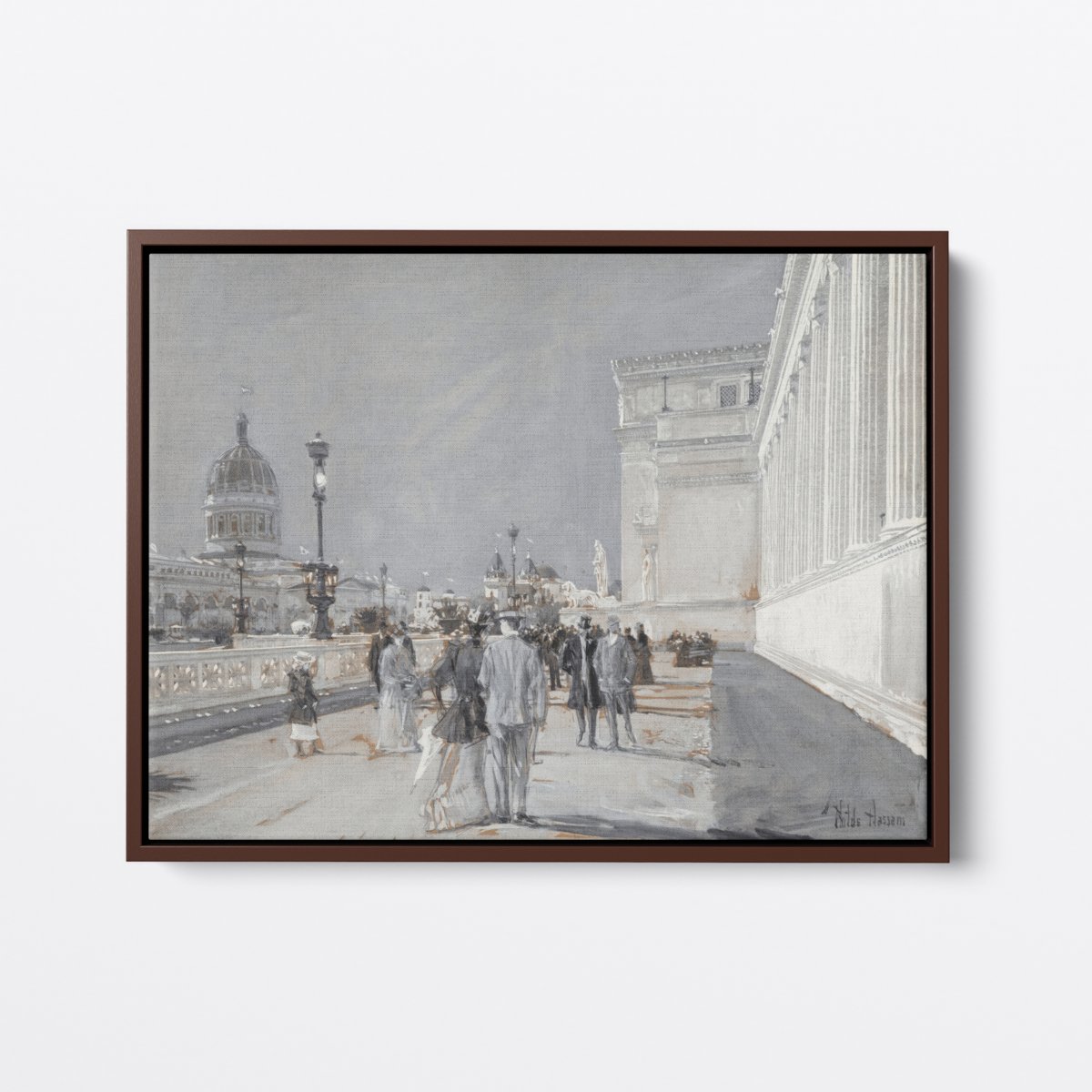Strolling the World's Fair (1892) | Childe Hassam | Ave Legato | Canvas Art Prints | Vintage Artwork