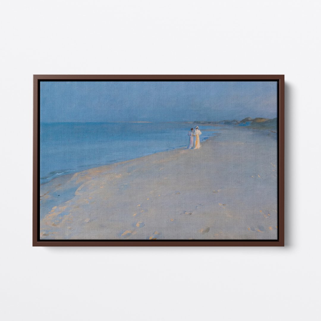 Summer Even at South Beach | Peder Kryer | Ave Legato | Canvas Art Prints | Vintage Artwork