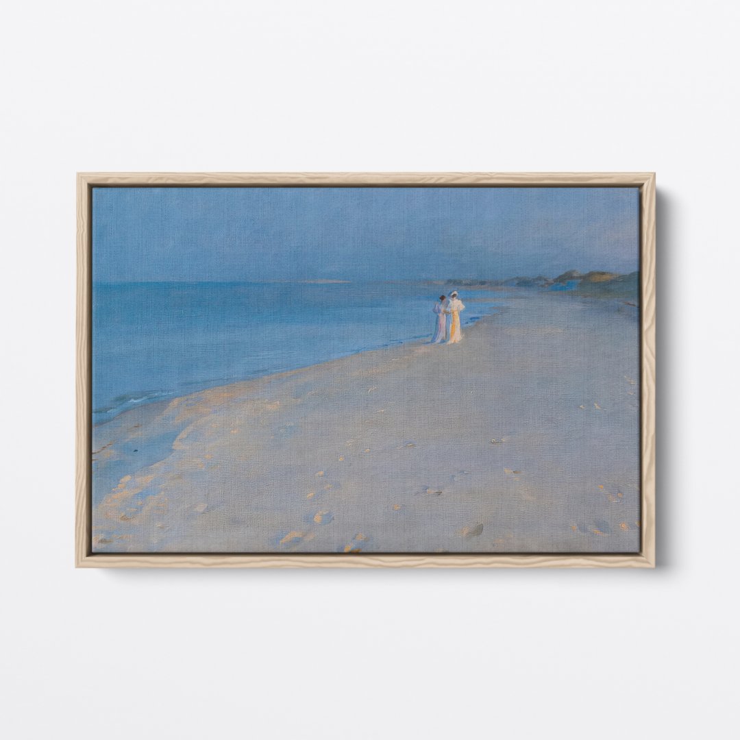 Summer Even at South Beach | Peder Kryer | Ave Legato | Canvas Art Prints | Vintage Artwork