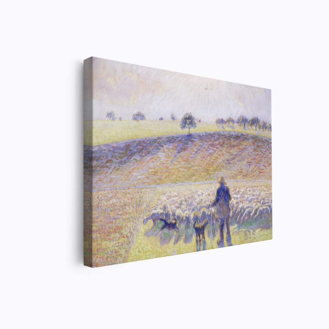 Sun Shines on the Faithful Shepherd | Camille Pissarro | Ave Legato | Canvas Art Prints | Vintage Artwork