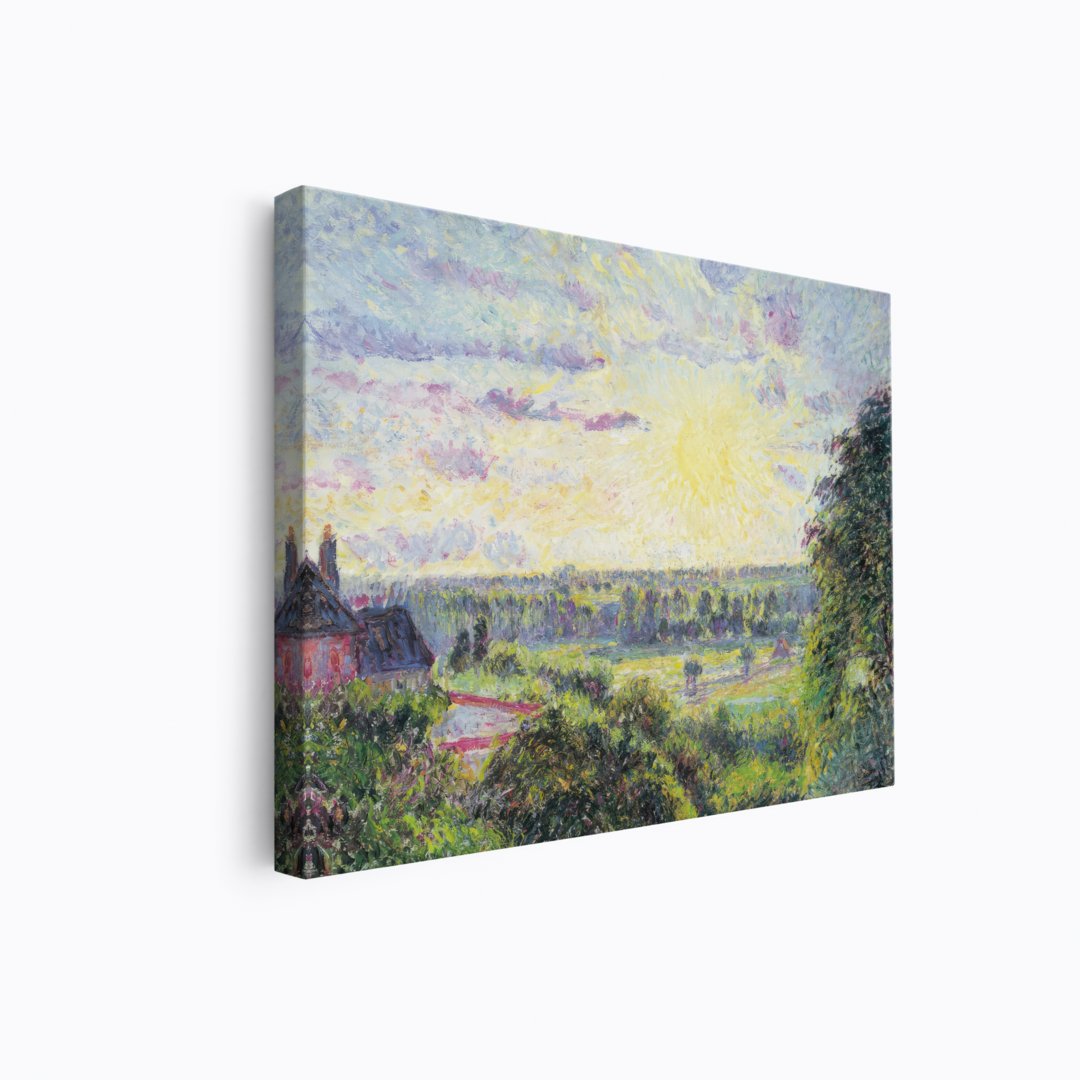 Sunset at Eragny | Camille Pissarro | Ave Legato Art Prints