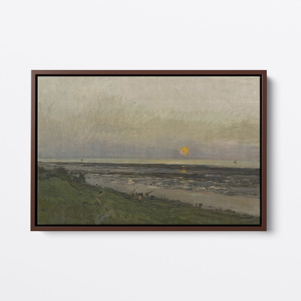 Sunset at the Coast | Charles Daubigny | Ave Legato | Canvas Art Prints | Vintage Artwork