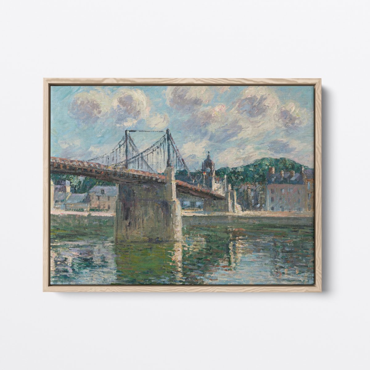 Suspension Bridge | Gustave Loiseau | Ave Legato | Canvas Art Prints | Vintage Artwork