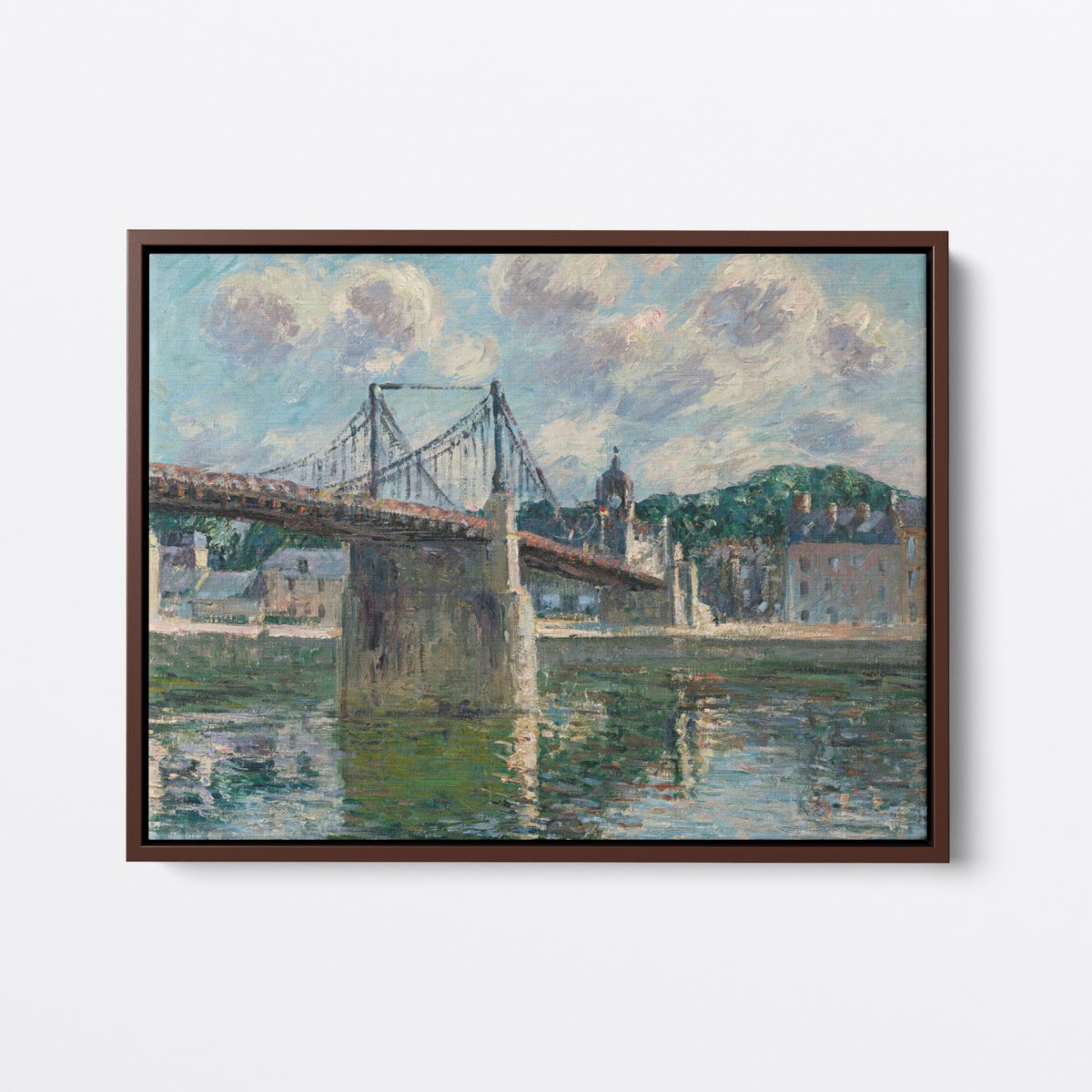 Suspension Bridge | Gustave Loiseau | Ave Legato | Canvas Art Prints | Vintage Artwork