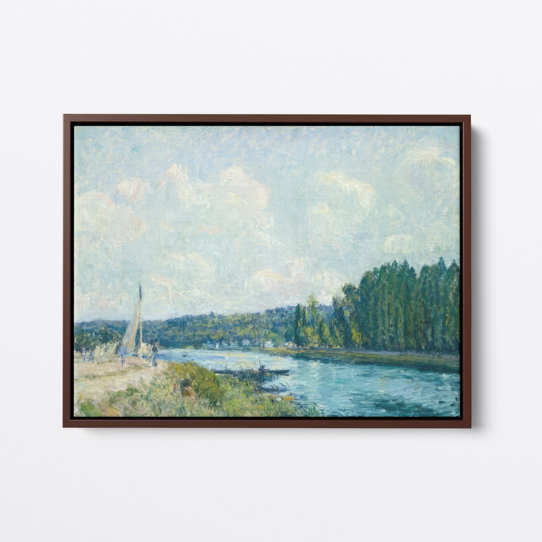The Banks of Oise | Alfred Sisley | Ave Legato | Canvas Art Prints | Vintage Artwork
