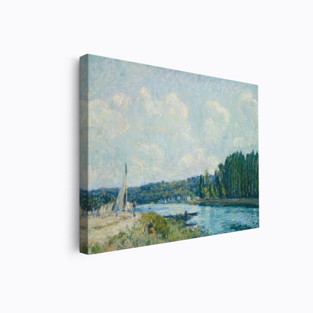 The Banks of Oise | Alfred Sisley | Ave Legato | Canvas Art Prints | Vintage Artwork