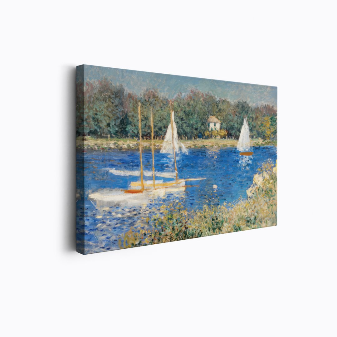 The Basin at Argenteuil | Claude Monet | Ave Legato | Canvas Art Prints | Vintage Artwork