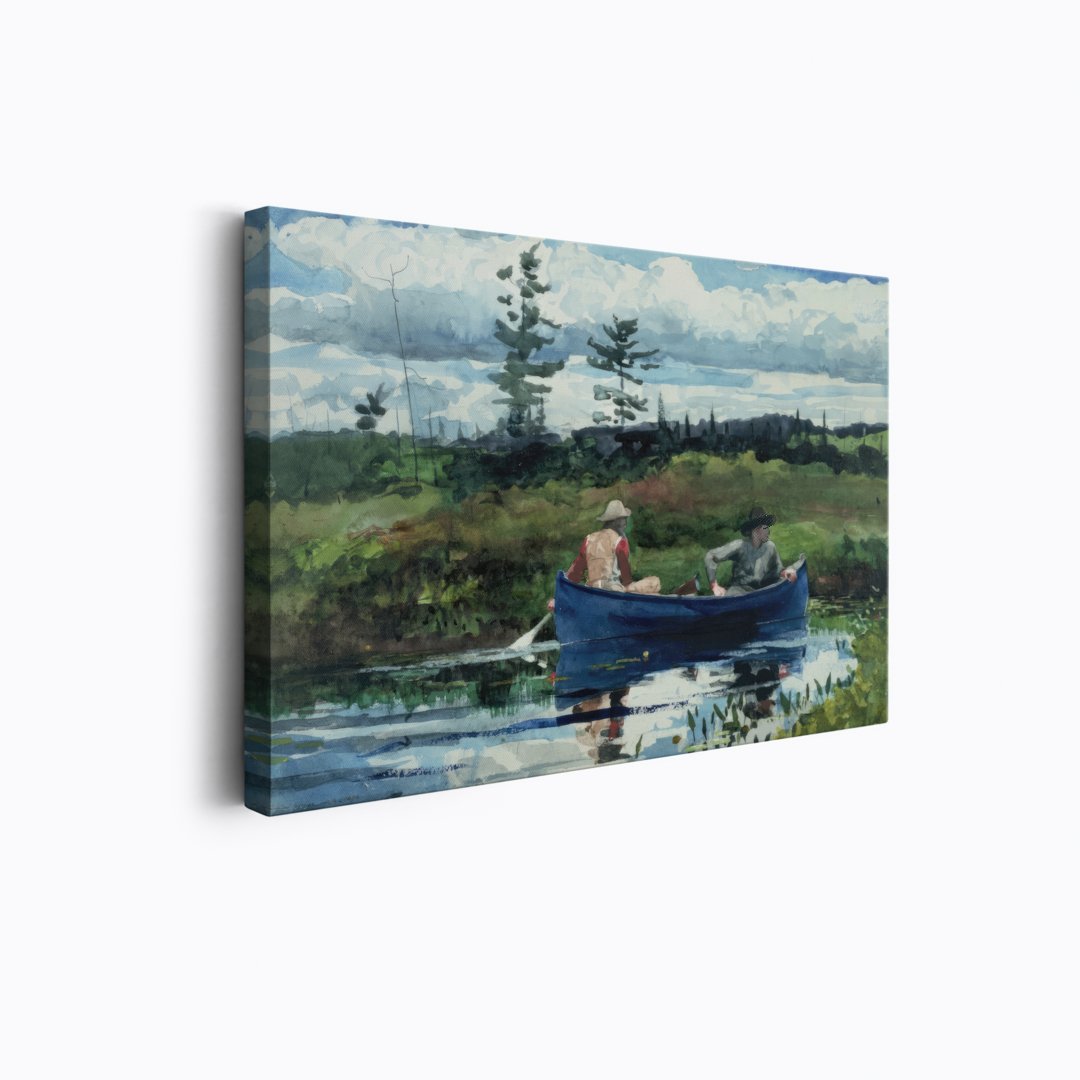 The Blue Canoe | Winslow Homer | Ave Legato | Canvas Art Prints | Vintage Artwork