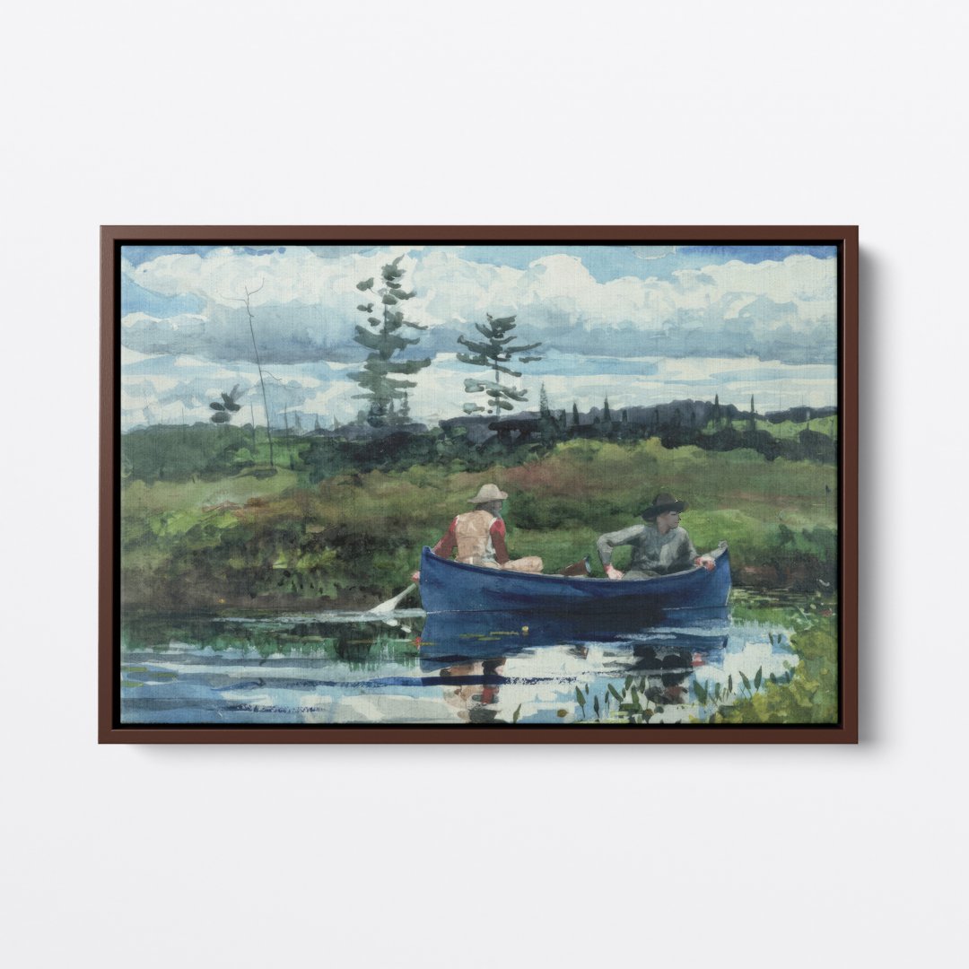 The Blue Canoe | Winslow Homer | Ave Legato | Canvas Art Prints | Vintage Artwork