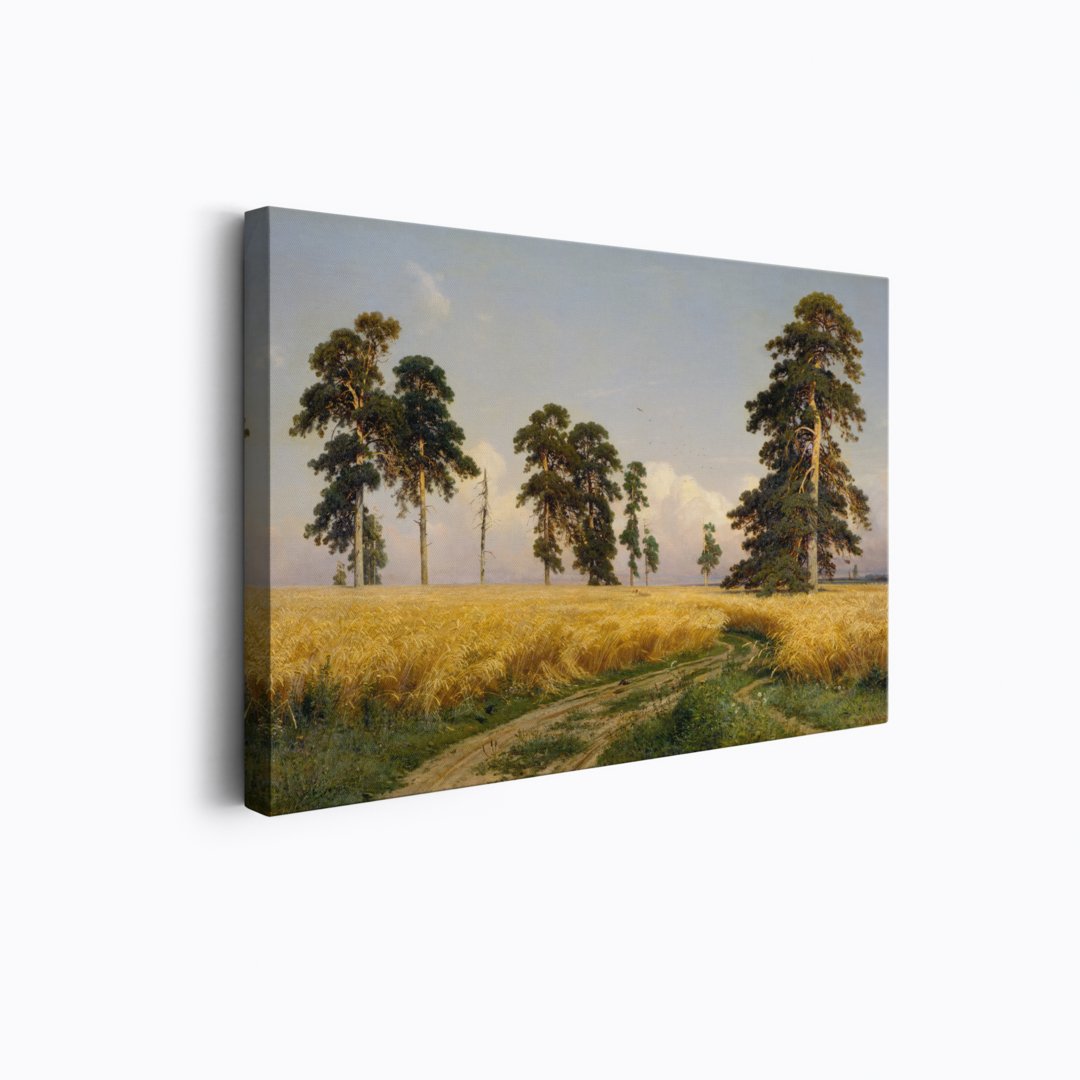 The Fields of Wheat | Ivan Shishkin | Ave Legato | Canvas Art Prints | Vintage Artwork