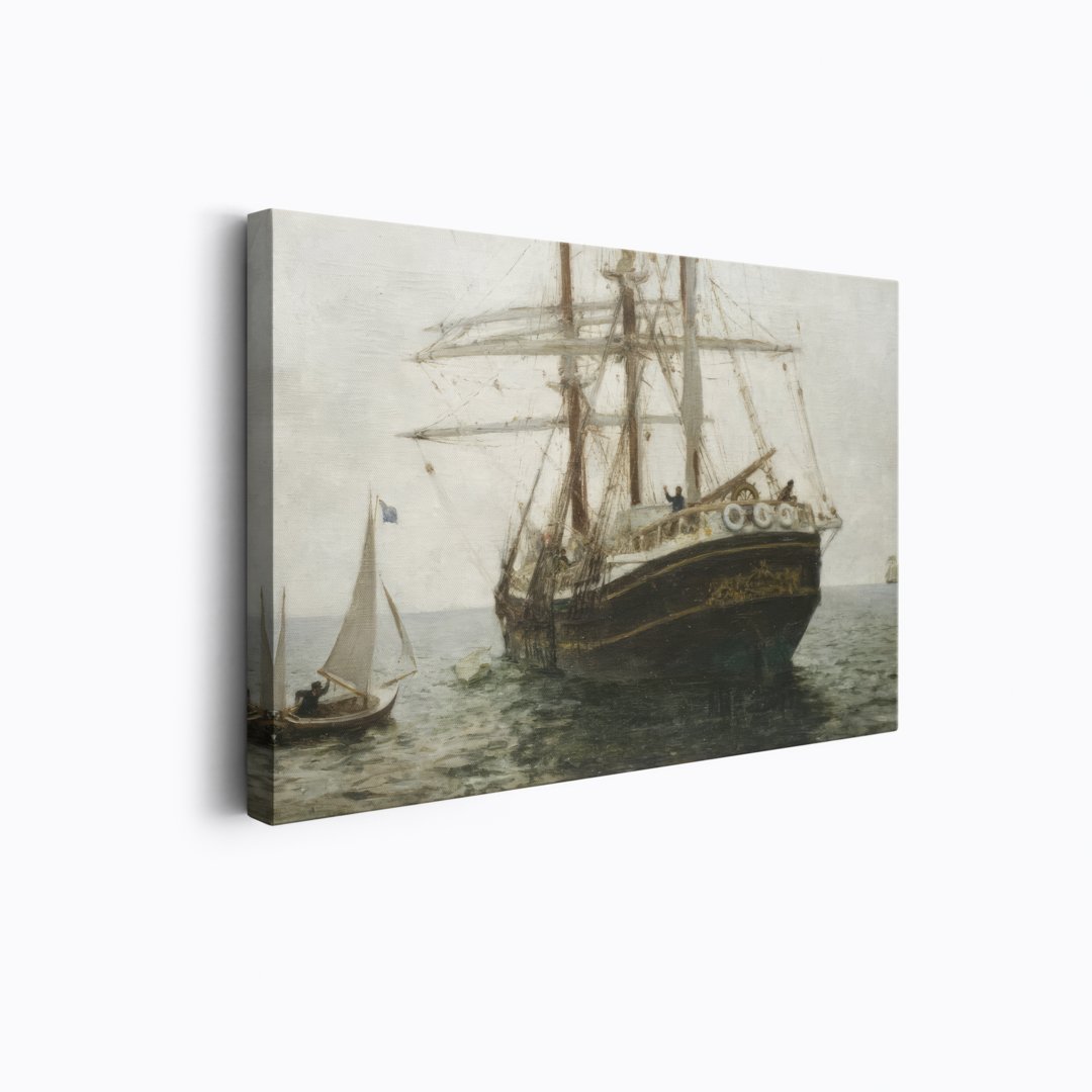 The Missionary Boat | Henry Tuke | Ave Legato | Canvas Art Prints | Vintage Artwork