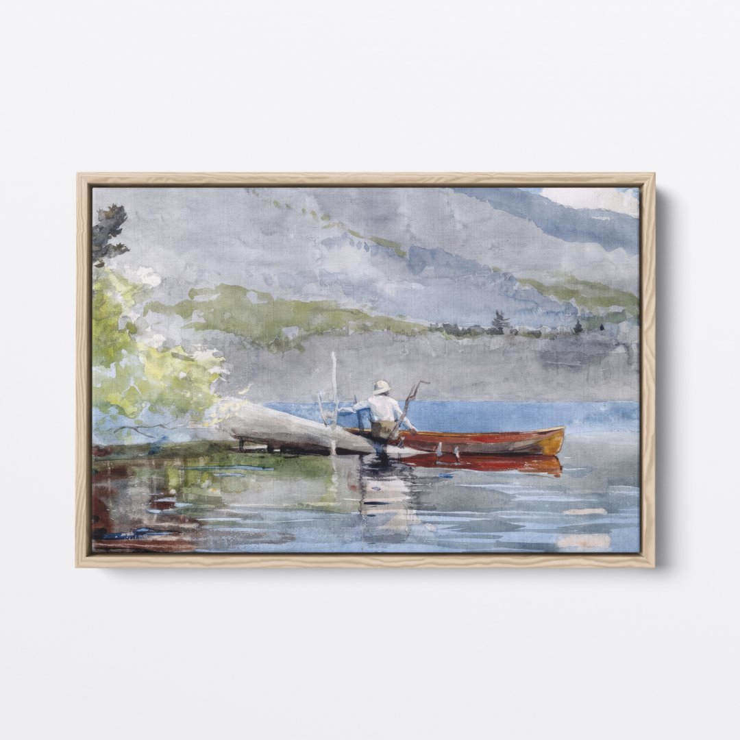 The Red Canoe | Winslow Homer | Ave Legato | Canvas Art Prints | Vintage Artwork