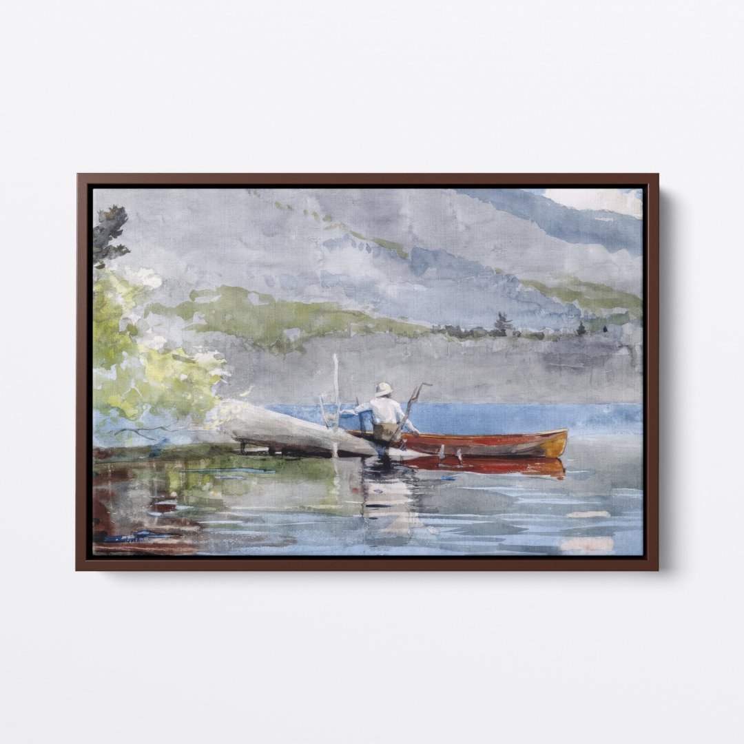 The Red Canoe | Winslow Homer | Ave Legato | Canvas Art Prints | Vintage Artwork