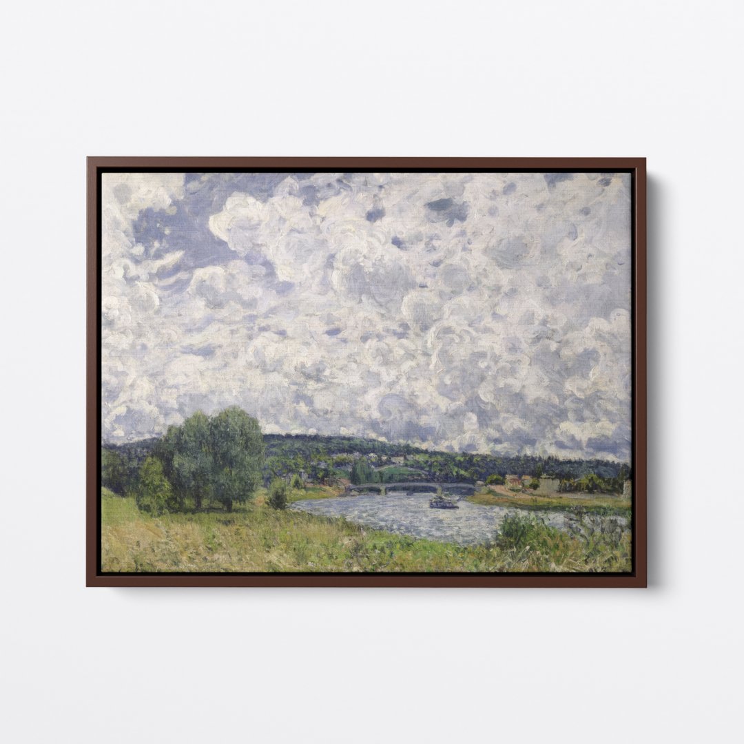 The Seine at Suresnes | Alfred Sisley | Ave Legato | Canvas Art Prints | Vintage Artwork