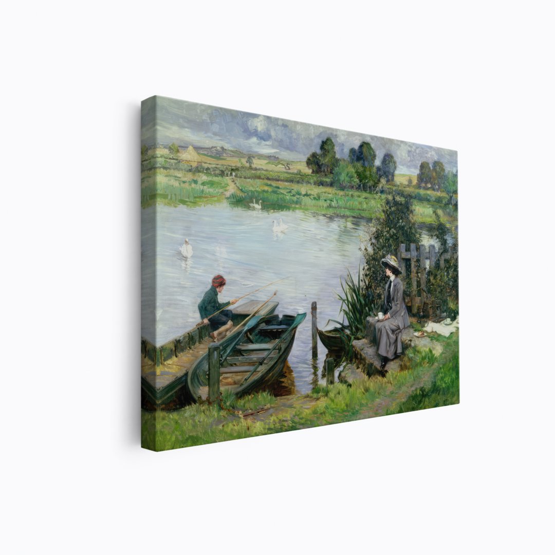 The Thames at Benson | Albert Tayler | Ave Legato | Canvas Art Prints | Vintage Artwork