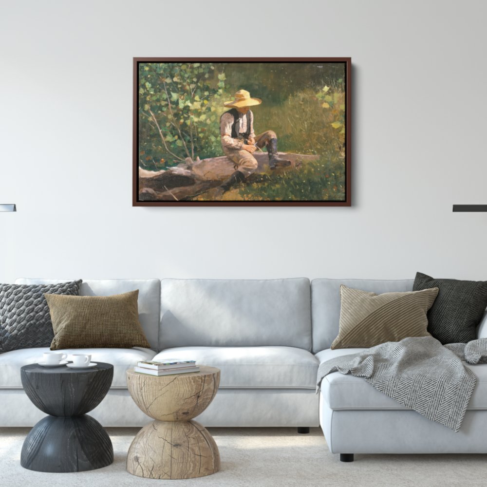 The Whittling Boy | Winslow Homer | Ave Legato | Canvas Art Prints | Vintage Artwork