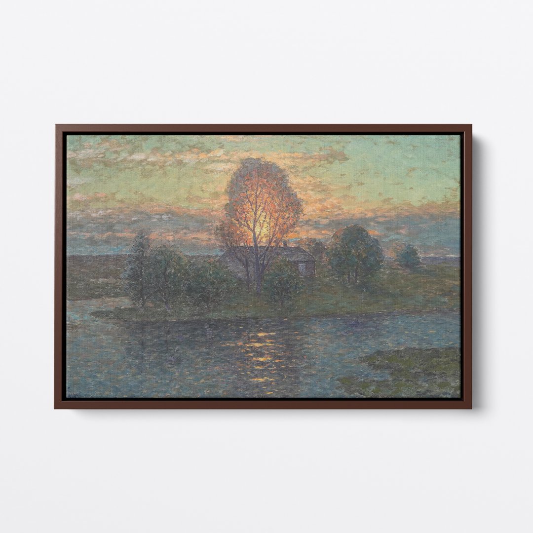 Tree-Covered Sunset | Per Ekström | Ave Legato | Canvas Art Prints | Vintage Artwork