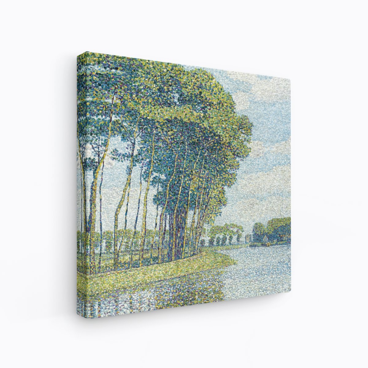 Trees by the Canal | Paul Baum | Ave Legato | Canvas Art Prints | Vintage Artwork