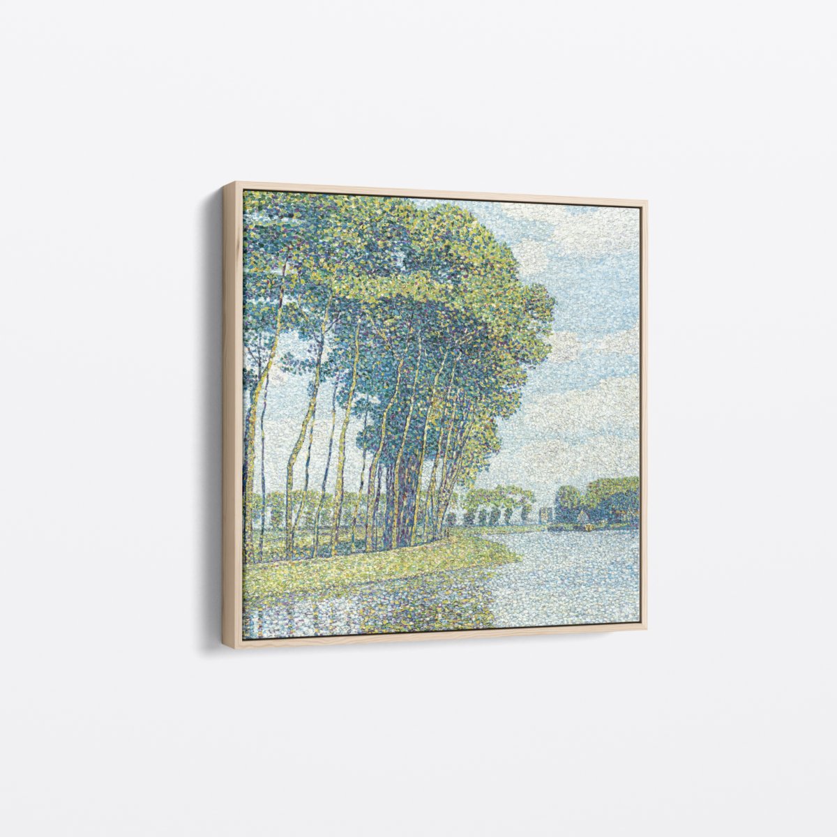 Trees by the Canal | Paul Baum | Ave Legato | Canvas Art Prints | Vintage Artwork