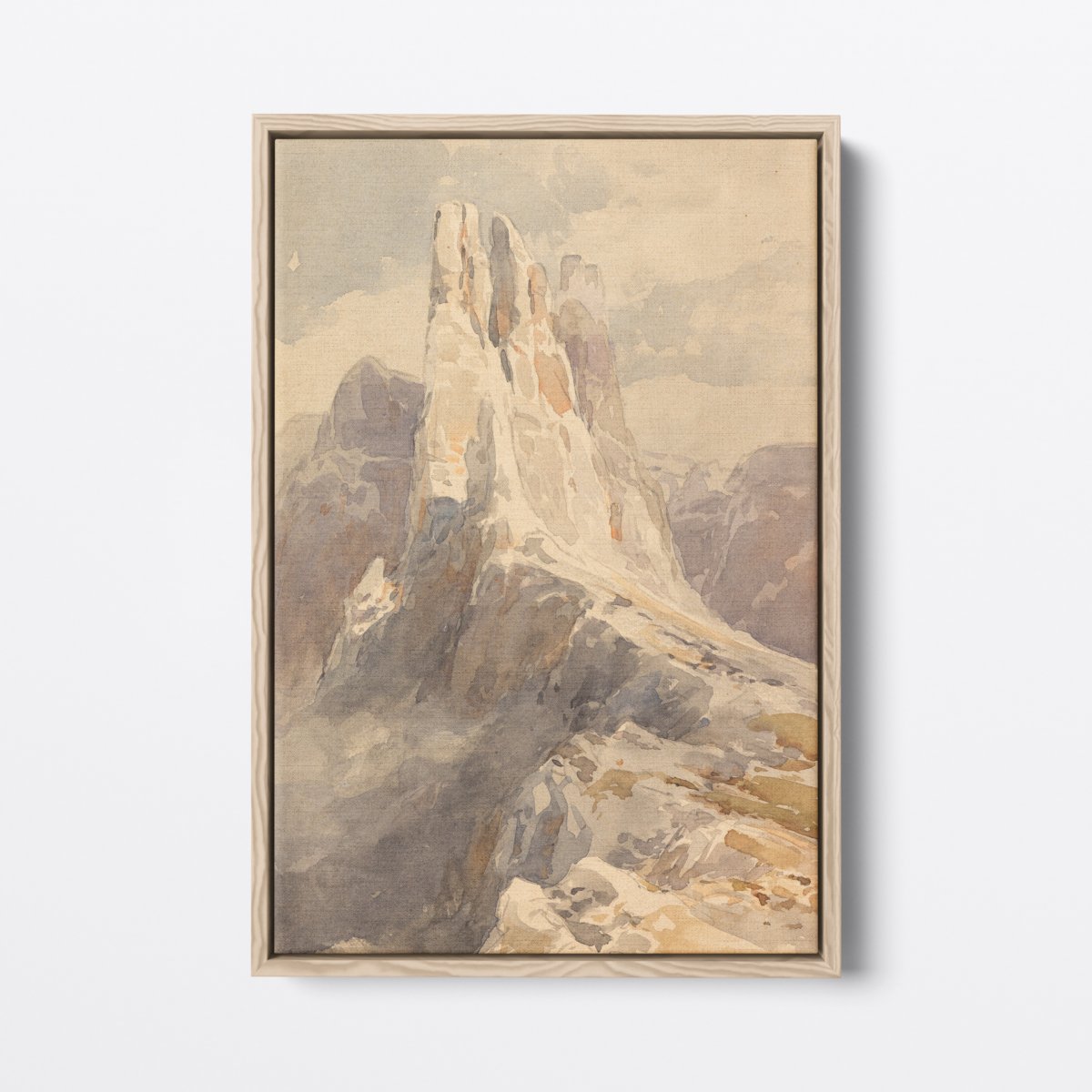Triple Pinnacle | Edward Compton | Ave Legato | Canvas Art Prints | Vintage Artwork