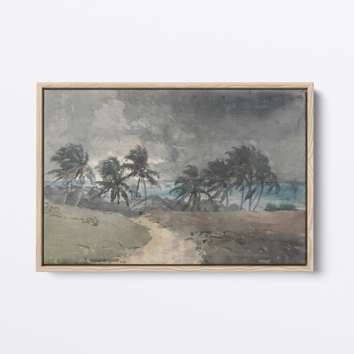 Tropical Storm, Bahamas | Winslow Homer | Ave Legato | Canvas Art Prints | Vintage Artwork