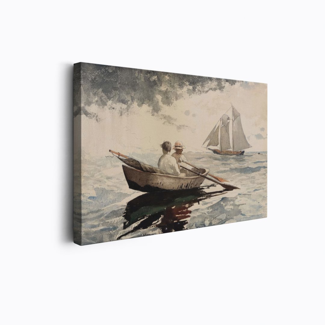 Two Boys Rowing | Winslow Homer | Ave Legato Art Prints