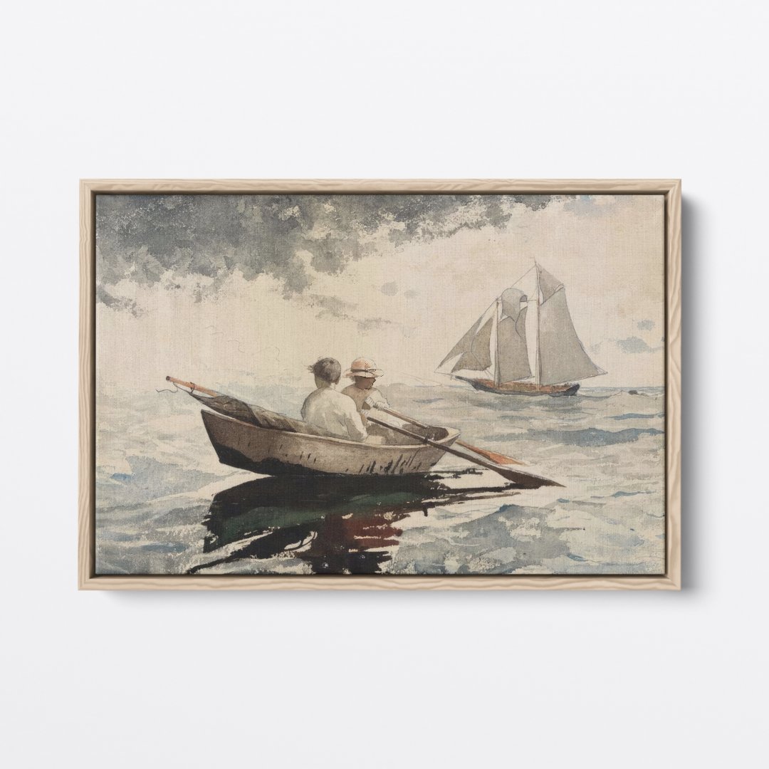 Two Boys Rowing | Winslow Homer | Ave Legato Art Prints