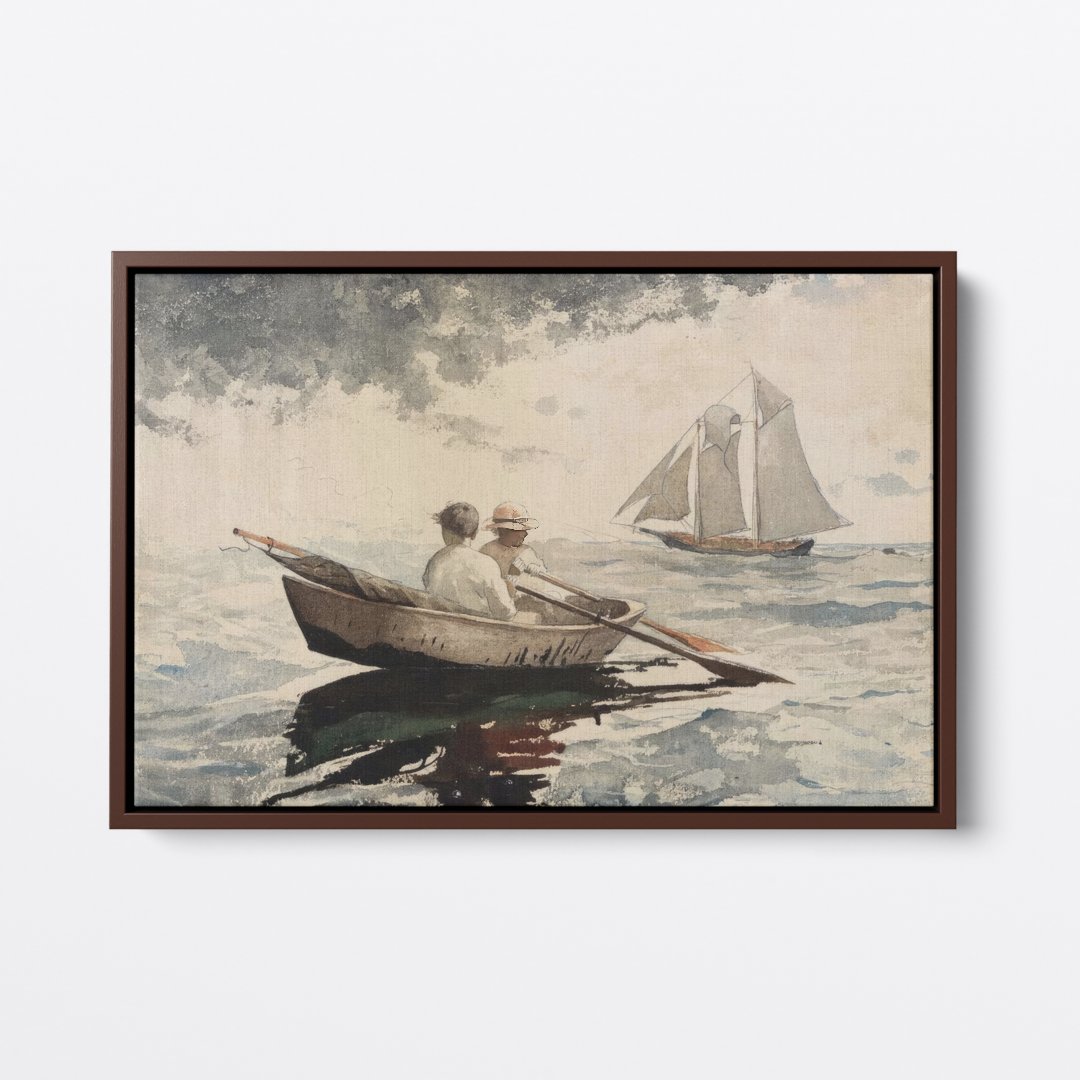 Two Boys Rowing | Winslow Homer | Ave Legato | Canvas Art Prints | Vintage Artwork
