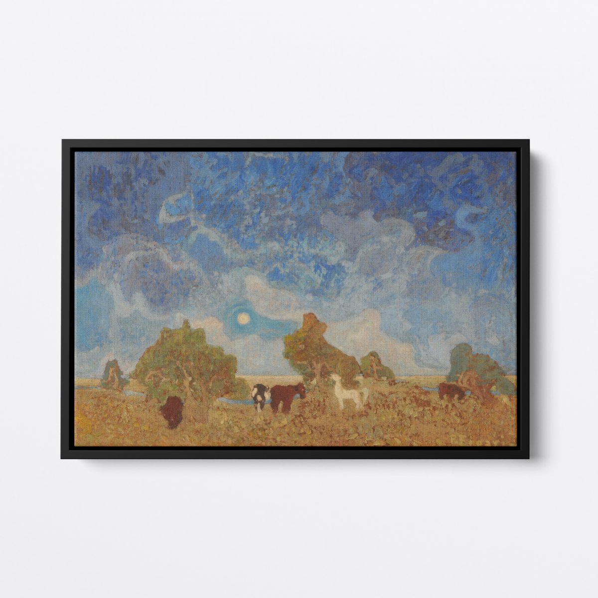 Underneath the Cerulean Sky | Pedro Figari | Ave Legato | Canvas Art Prints | Vintage Artwork
