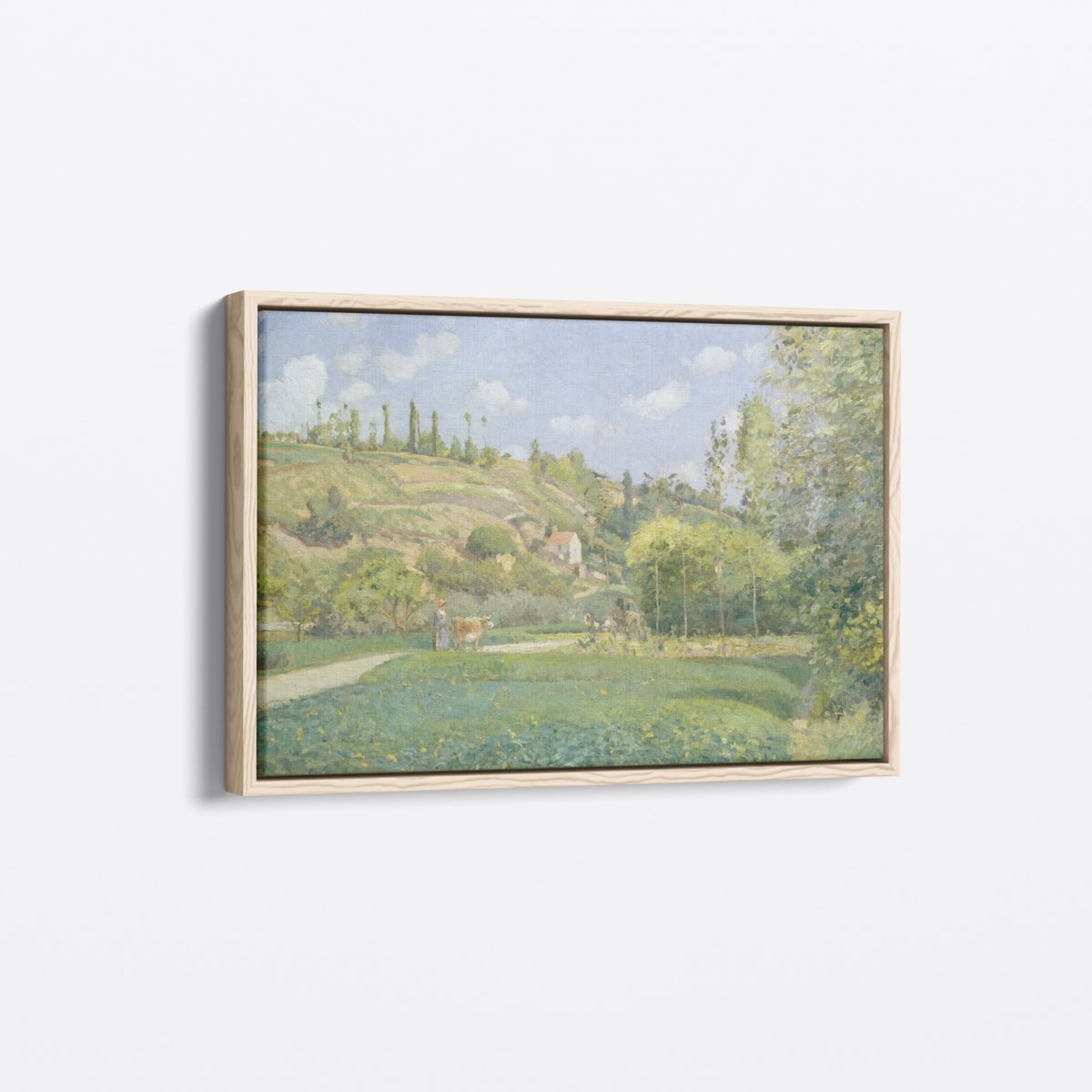 Valhermeil Farm | Camille Pissarro | Ave Legato | Canvas Art Prints | Vintage Artwork