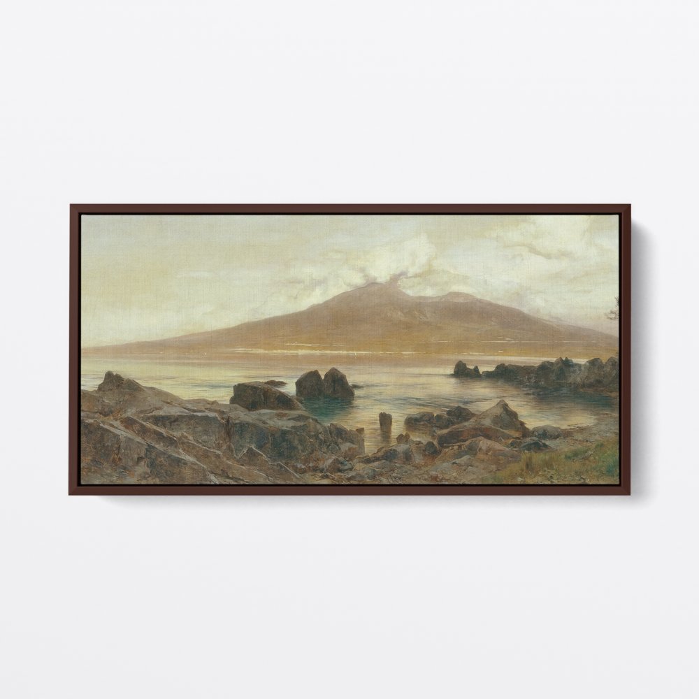 Vesuvius | Eduard von Lichtenfels | Ave Legato | Canvas Art Prints | Vintage Artwork