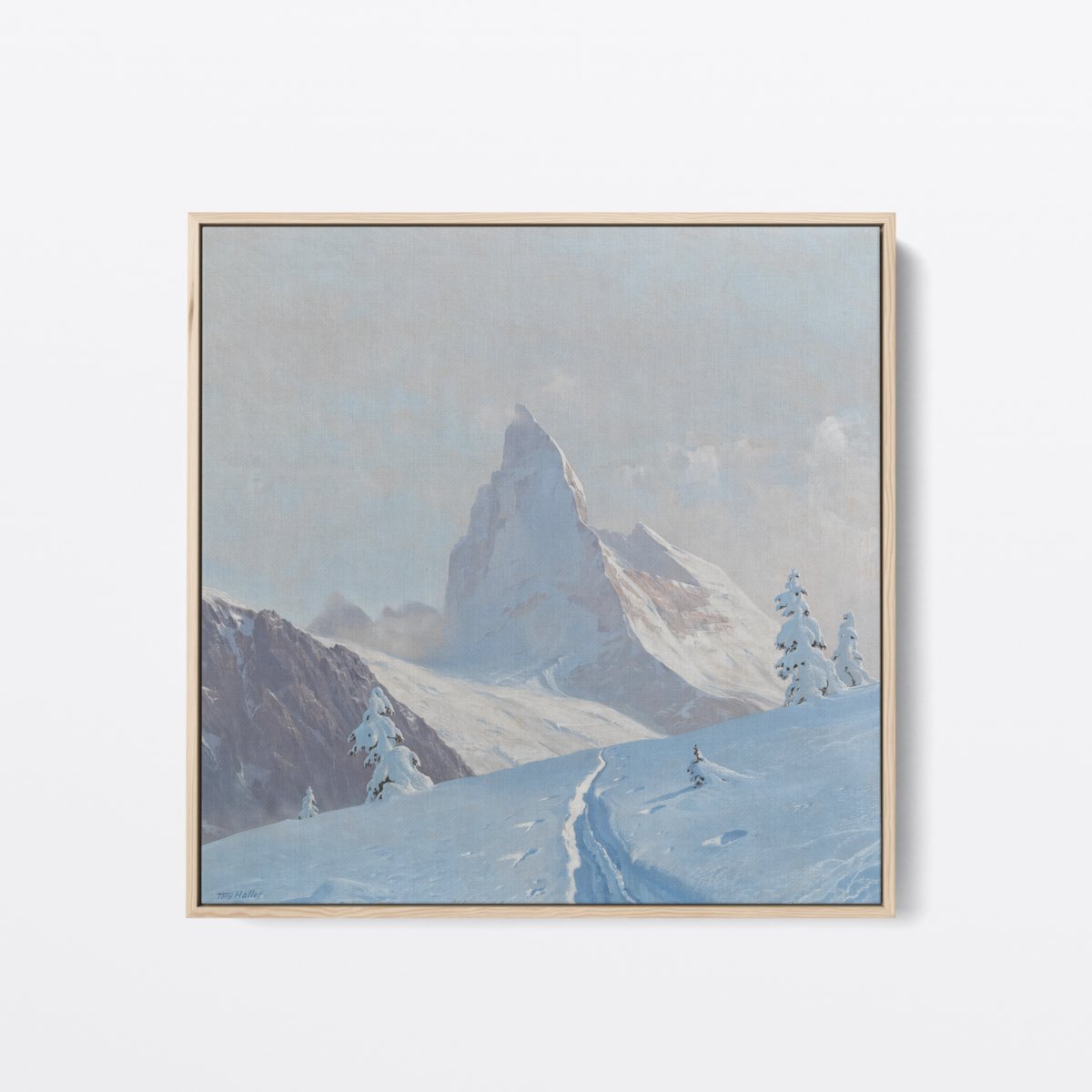 View of the Matterhorn | Toni Haller | Ave Legato | Canvas Art Prints | Vintage Artwork