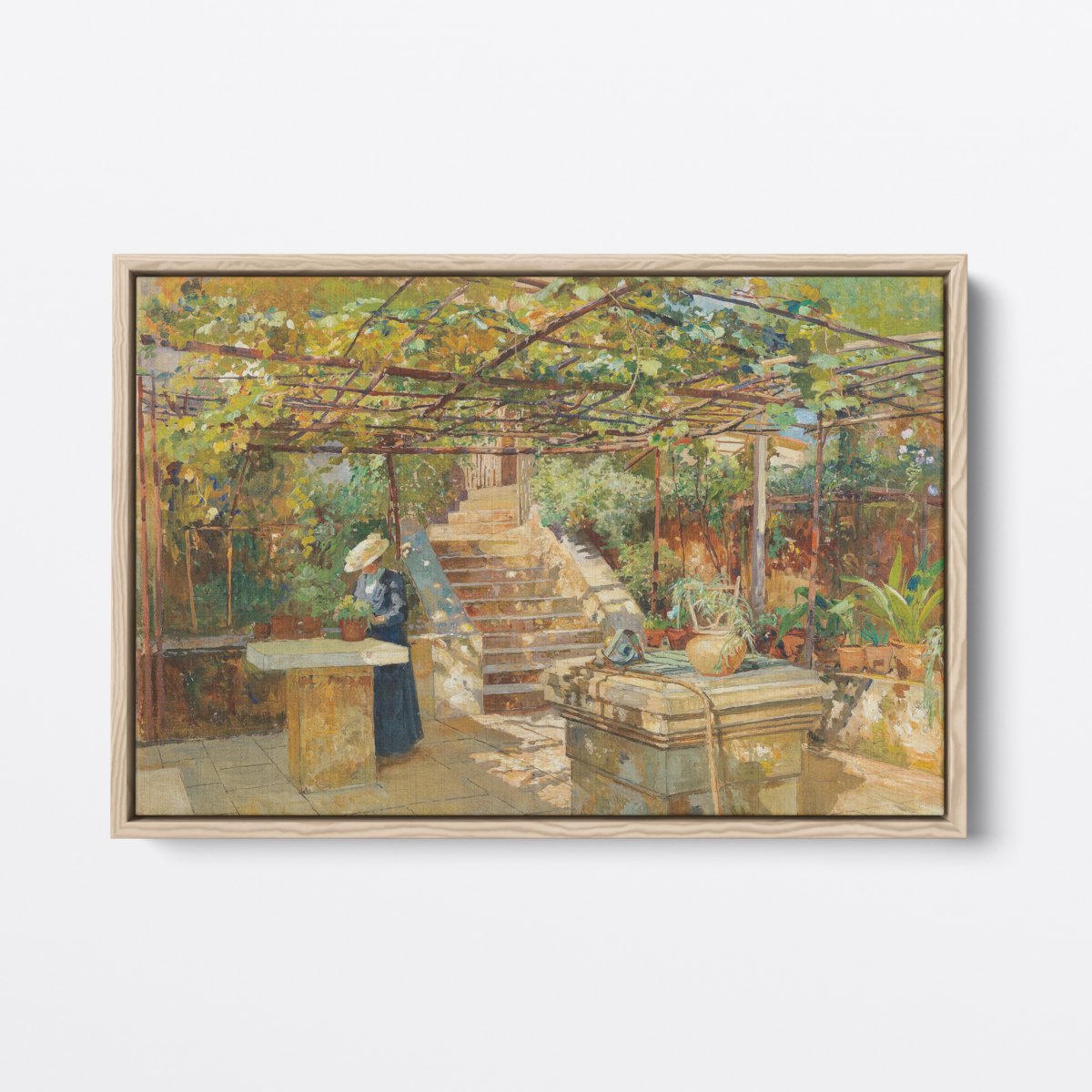 Vintage Conservatory | Marie Egner | Ave Legato | Canvas Art Prints | Vintage Artwork