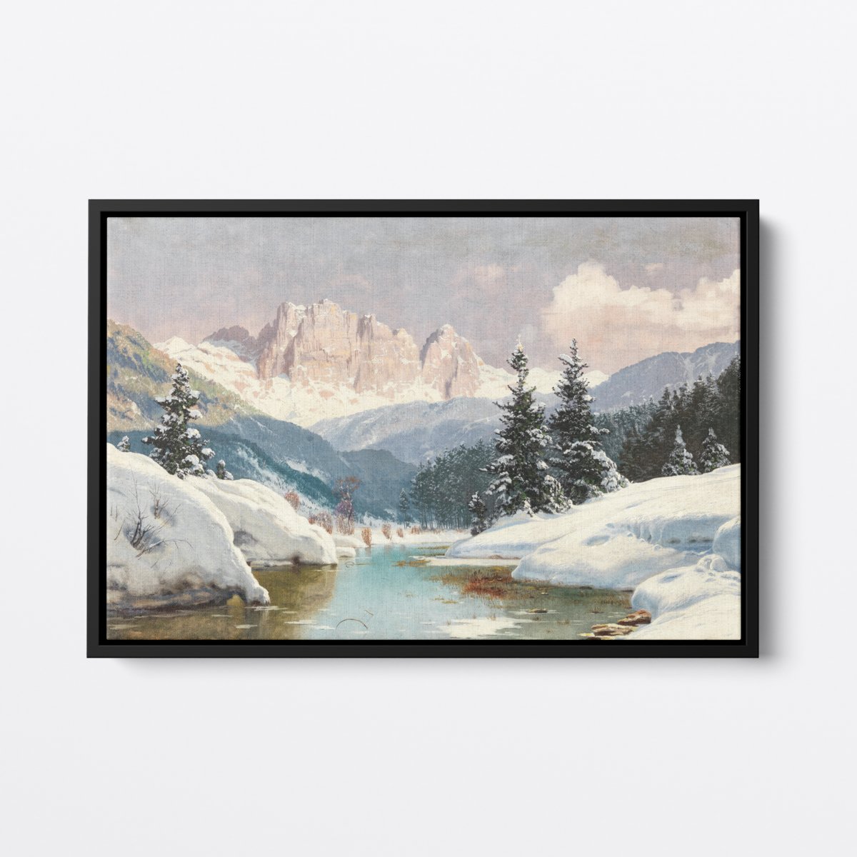 Winter Below the Dolomites | Toni Haller | Ave Legato Art Prints