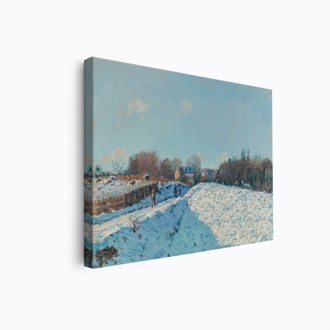 Winter Day | Alfred Sisley | Ave Legato | Canvas Art Prints | Vintage Artwork