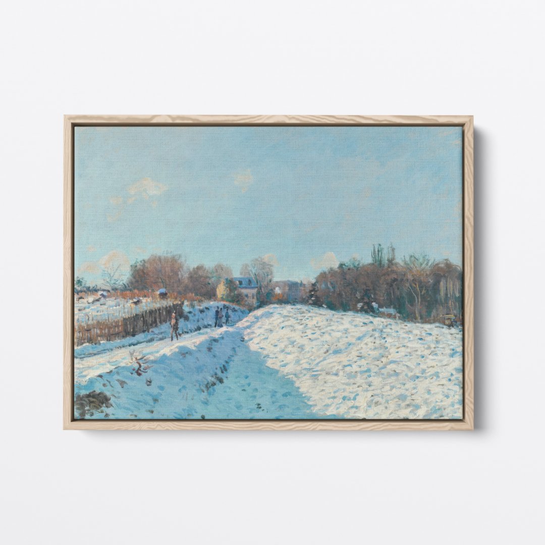 Winter Day | Alfred Sisley | Ave Legato | Canvas Art Prints | Vintage Artwork