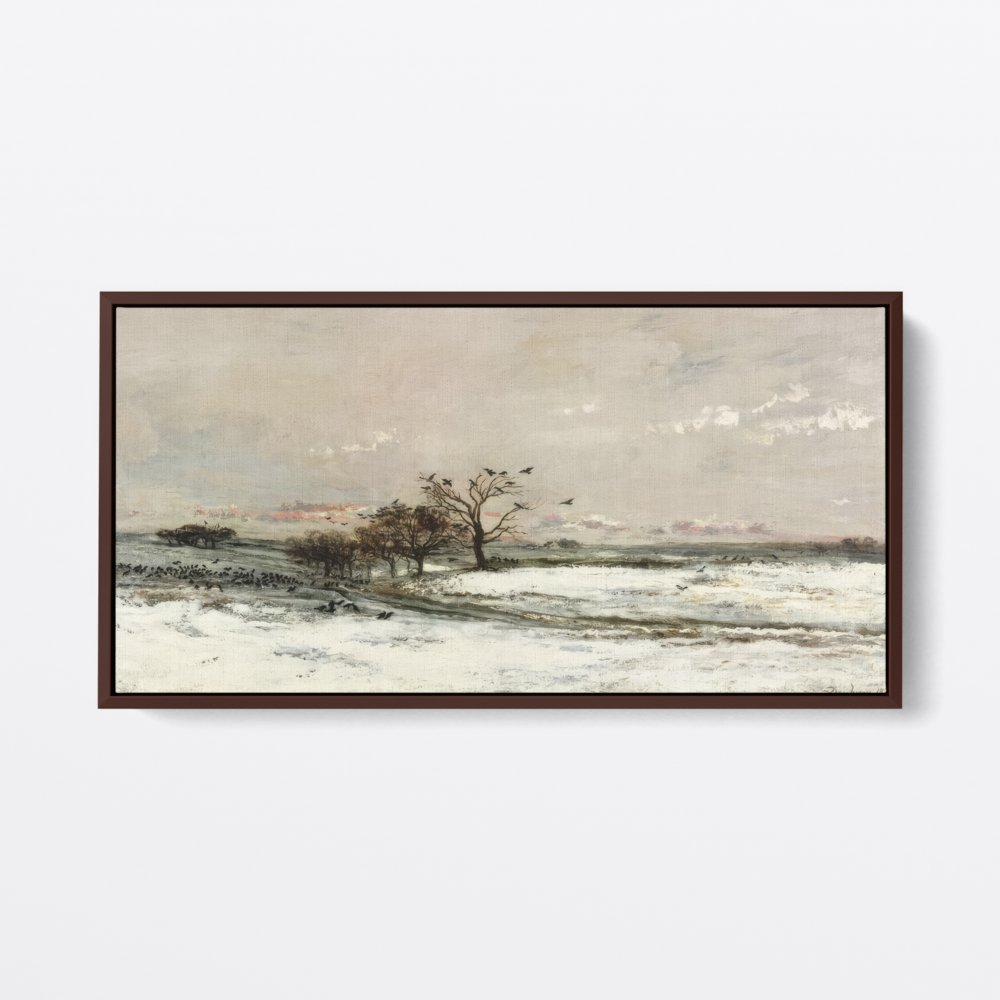 Winter Flock | Charles Daubigny | Ave Legato | Canvas Art Prints | Vintage Artwork
