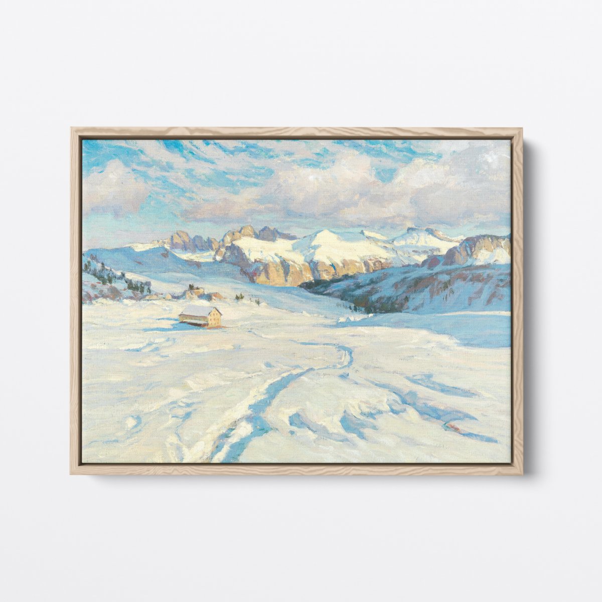 Winter Landscape | Carl O'Lynch | Ave Legato | Canvas Art Prints | Vintage Artwork