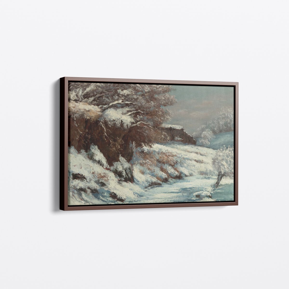 Winter Path | Gustave Courbet | Ave Legato | Canvas Art Prints | Vintage Artwork