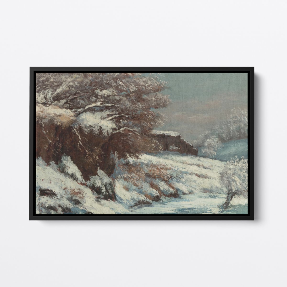 Winter Path | Gustave Courbet | Ave Legato | Canvas Art Prints | Vintage Artwork