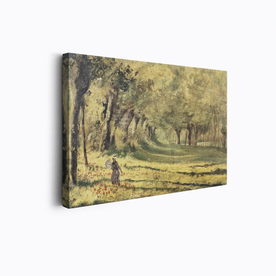 Woman in the Forest | Claude Monet | Ave Legato | Canvas Art Prints | Vintage Artwork
