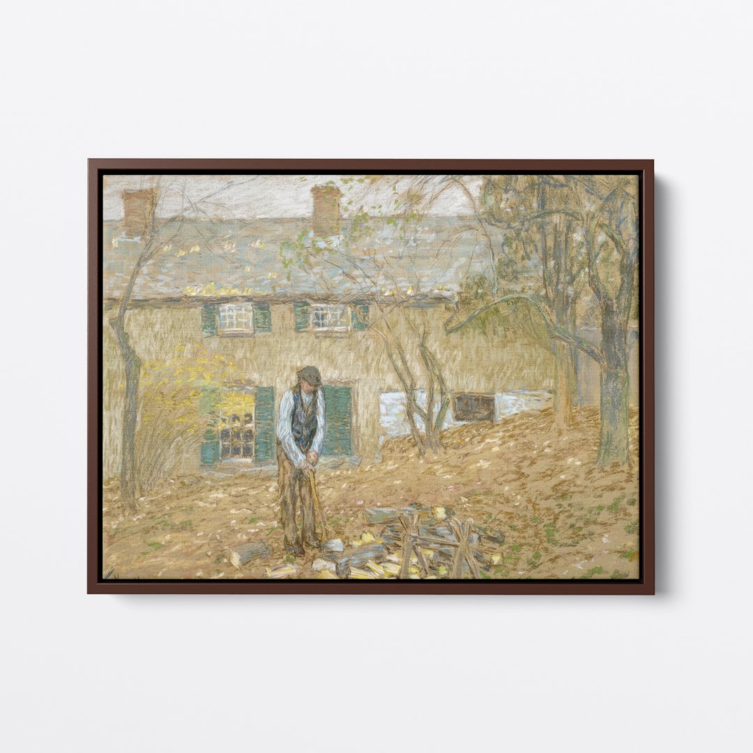 Woodchopper | Childe Hassam | Ave Legato | Canvas Art Prints | Vintage Artwork