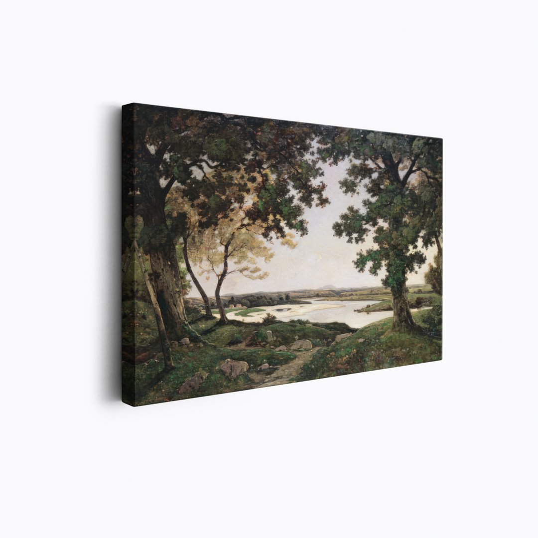Wooded Landscape | Henri-Joseph Harpignies | Ave Legato | Canvas Art Prints | Vintage Artwork